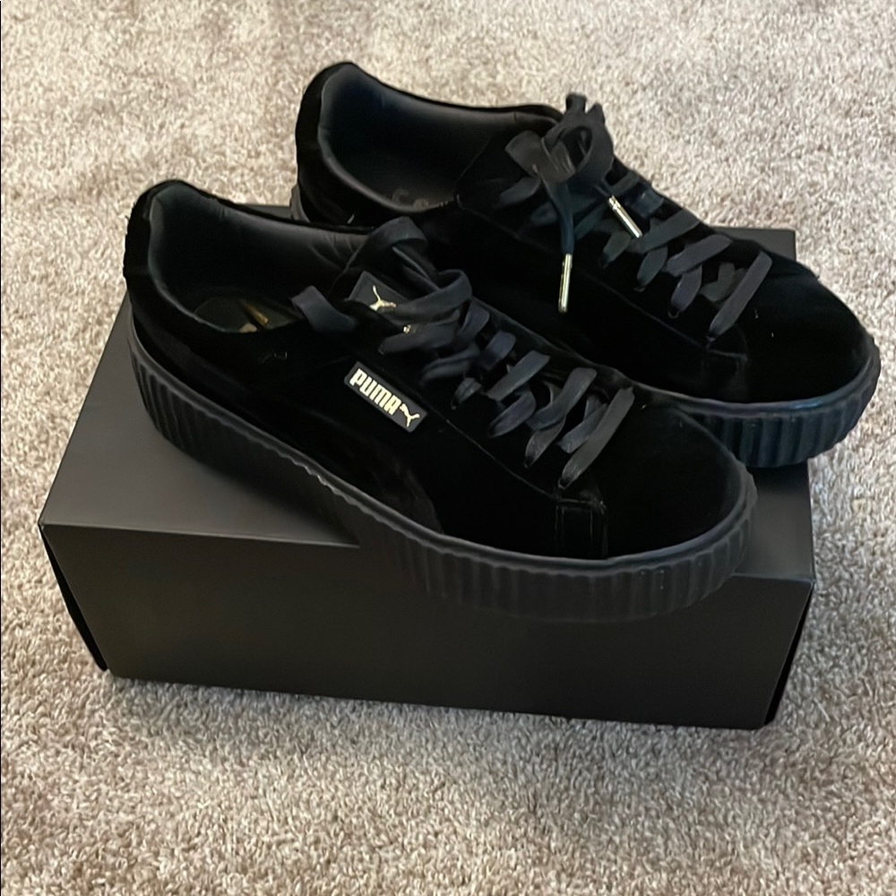 Fenty Puma Black Velvet Creepers